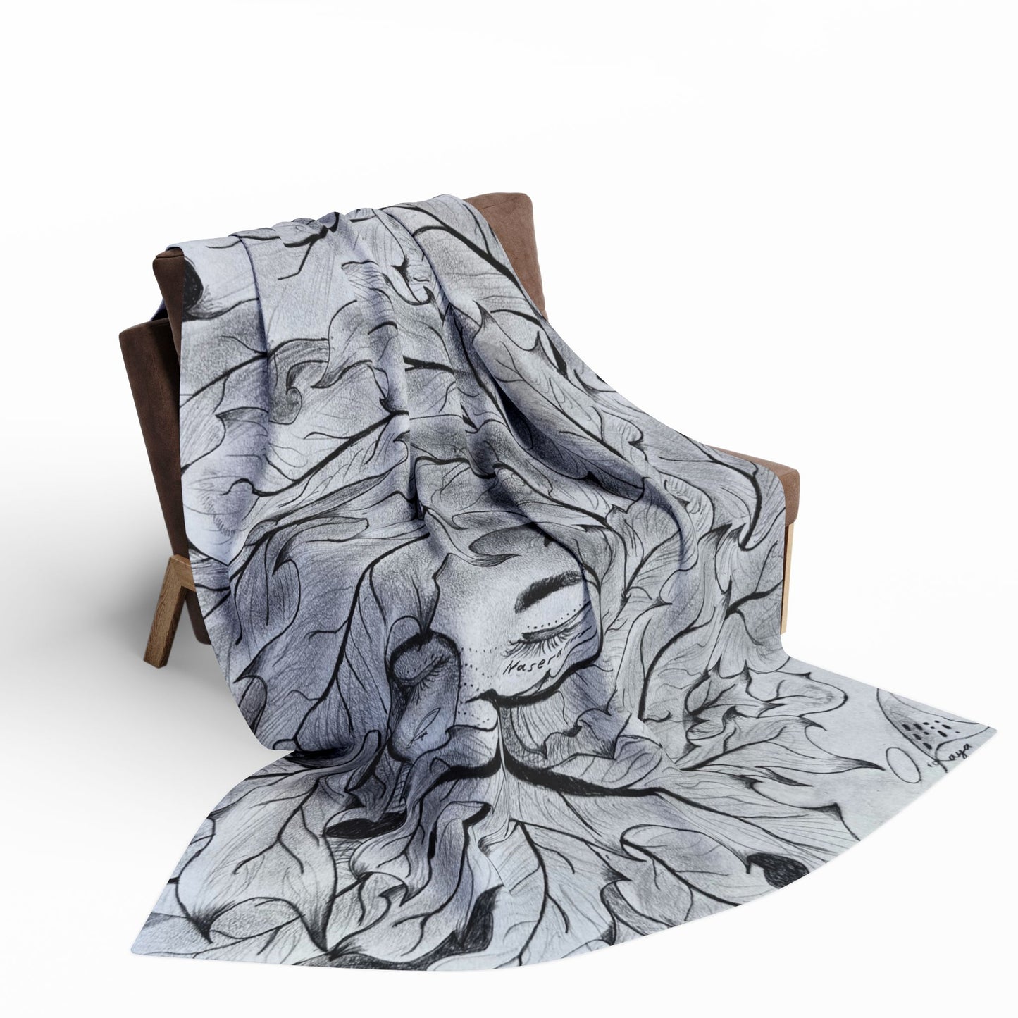 Feathers - Arctic Fleece Blanket