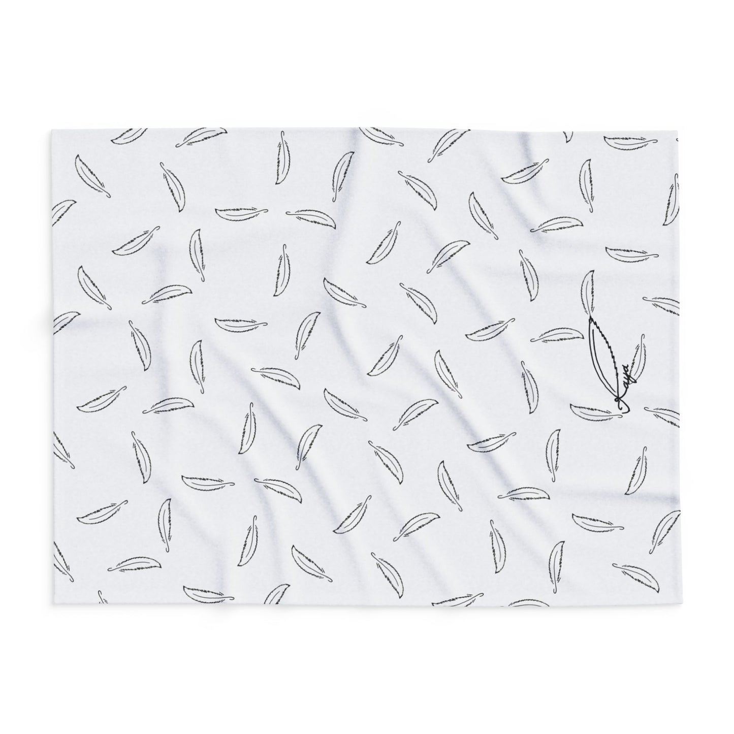 Feathers - Arctic Fleece Blanket