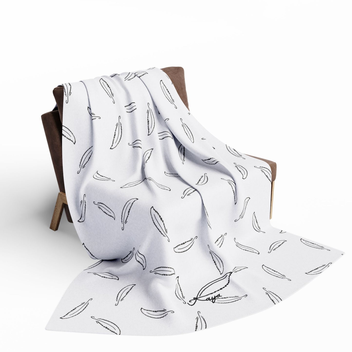 Feathers - Arctic Fleece Blanket