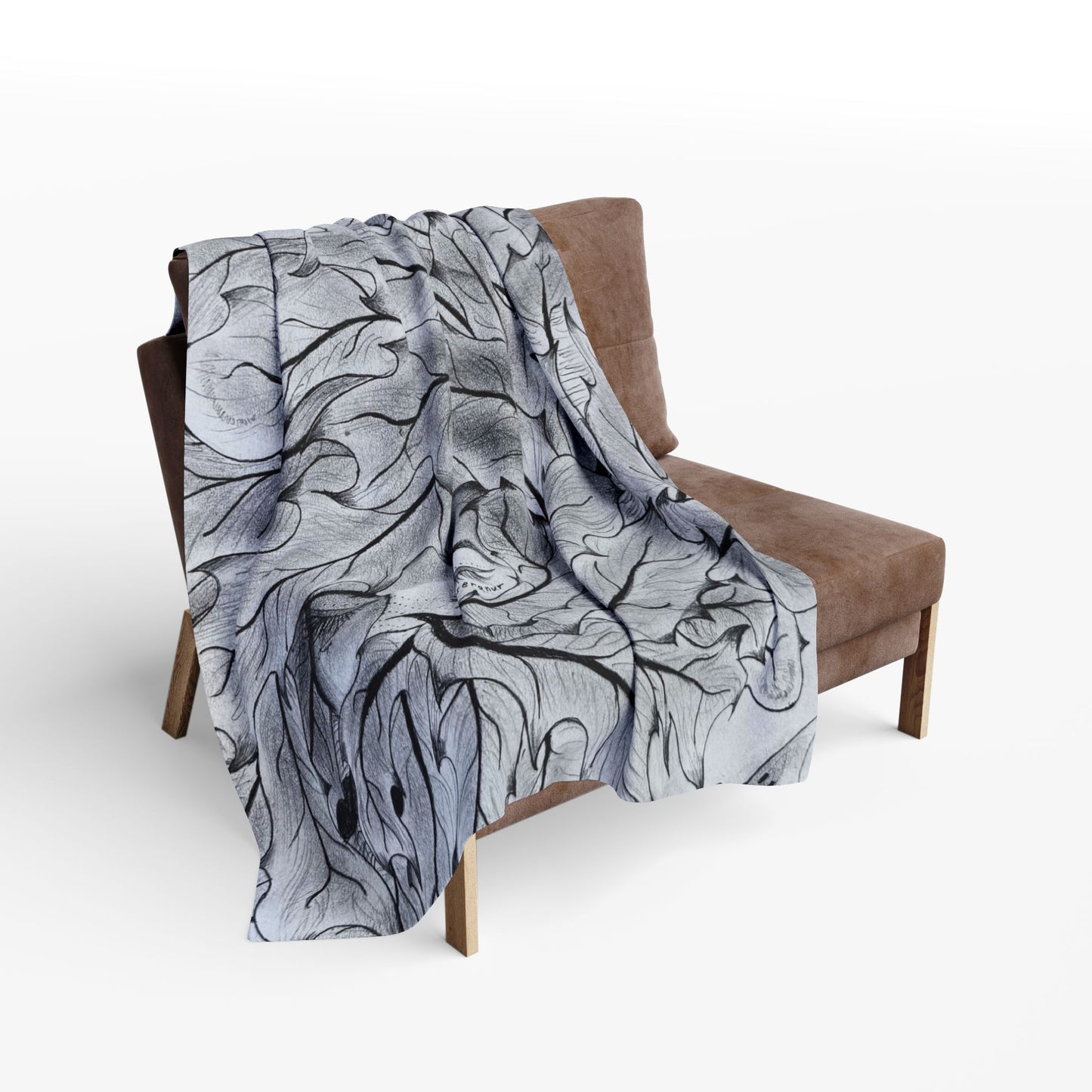 Feathers - Arctic Fleece Blanket