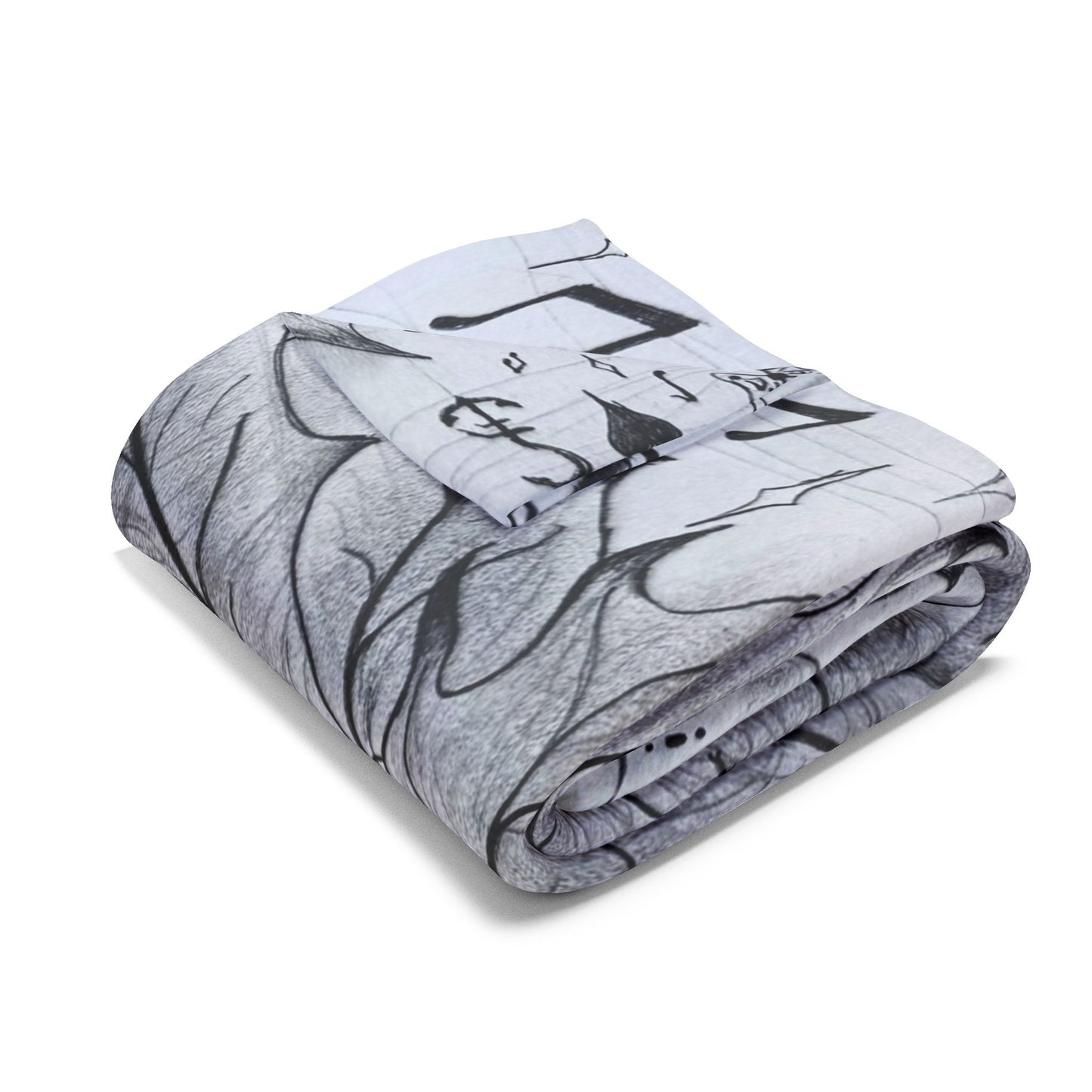 Feathers - Arctic Fleece Blanket
