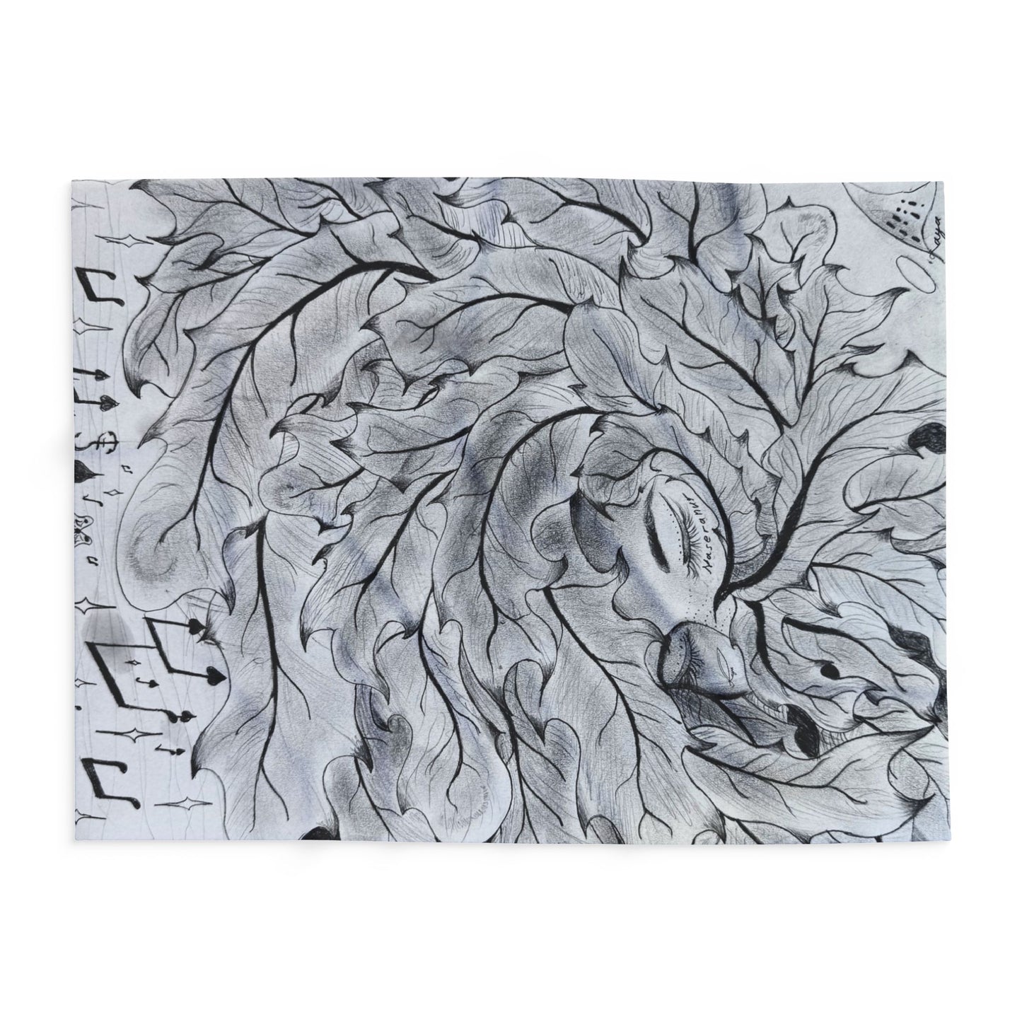 Feathers - Arctic Fleece Blanket