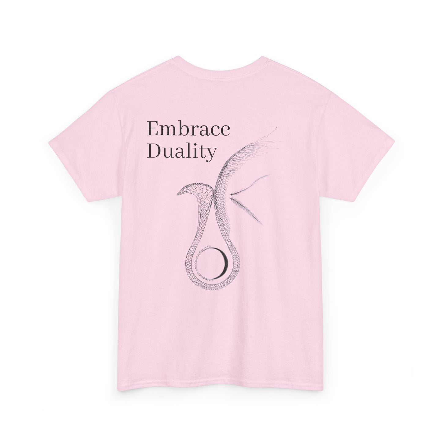 Embrace Duality" Unisex Heavy Cotton Tee.