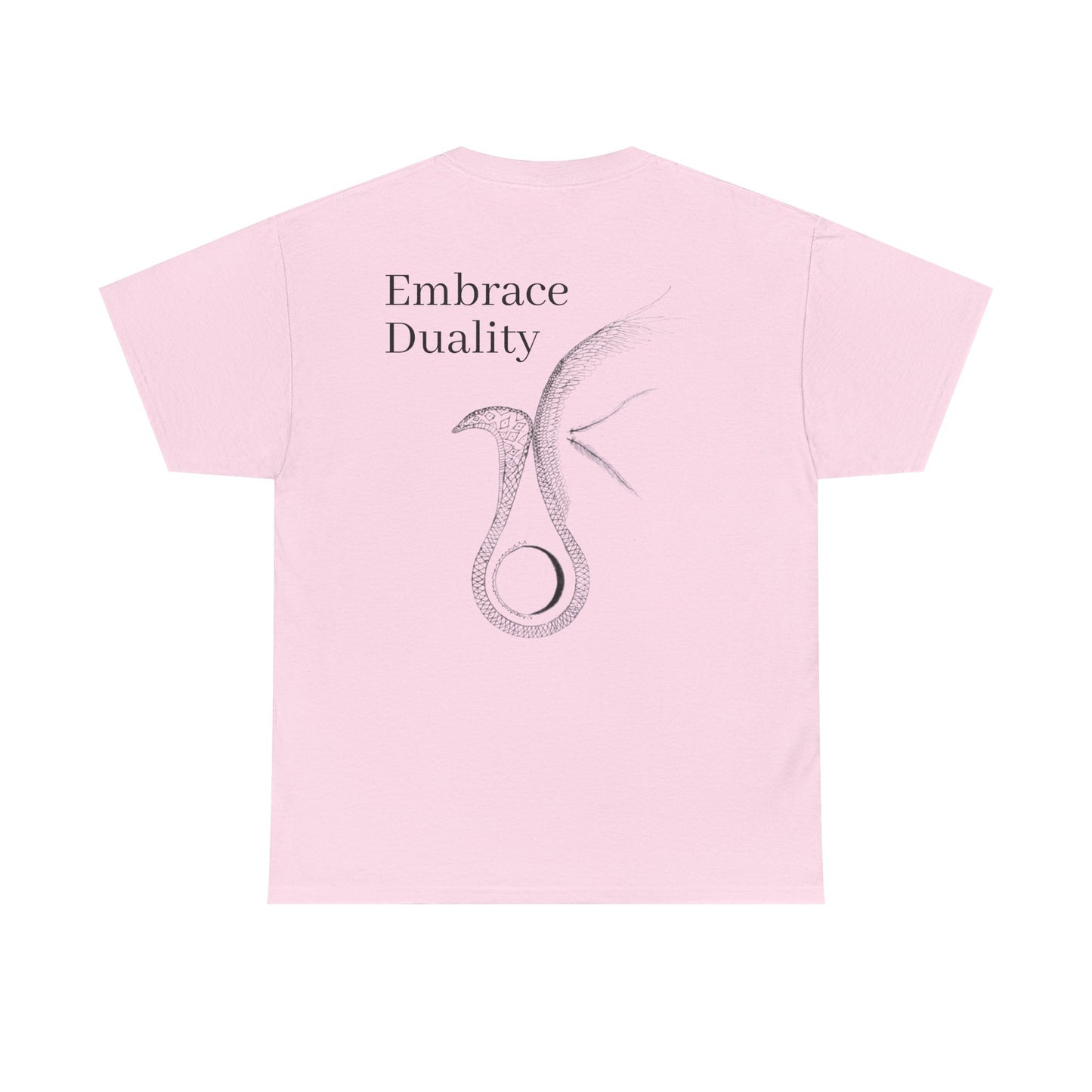 Embrace Duality" Unisex Heavy Cotton Tee.