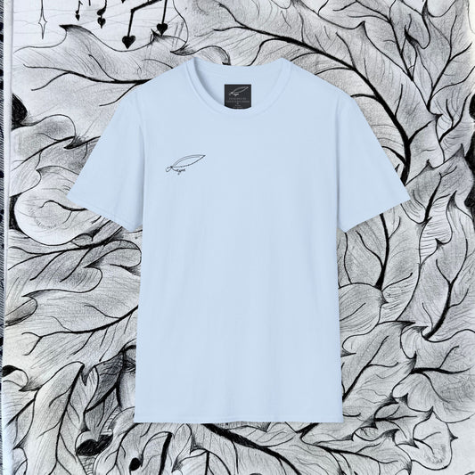 Feathers - "Be Free" Unisex Softstyle T-Shirt
