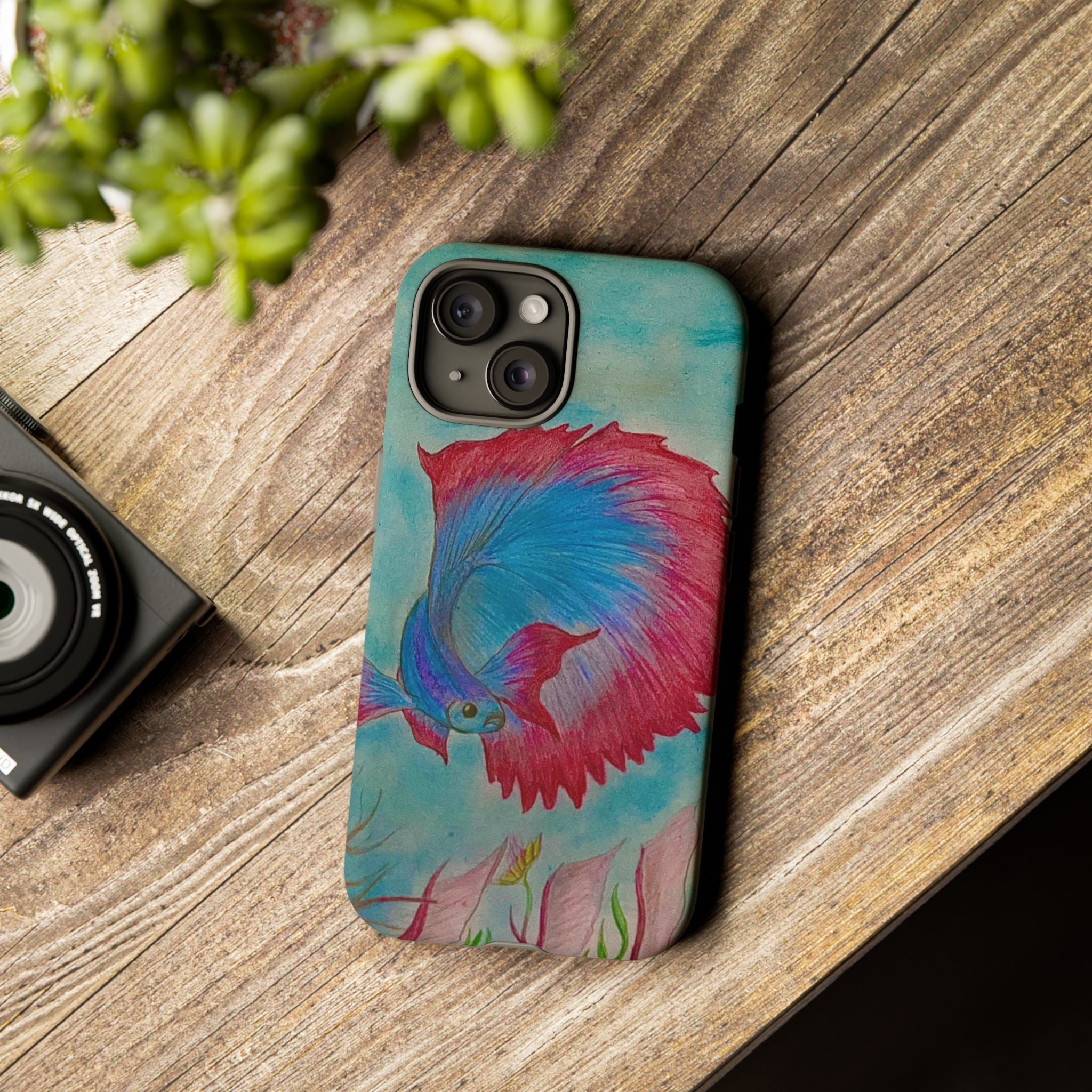 Betta Fish Tough Phone Case
