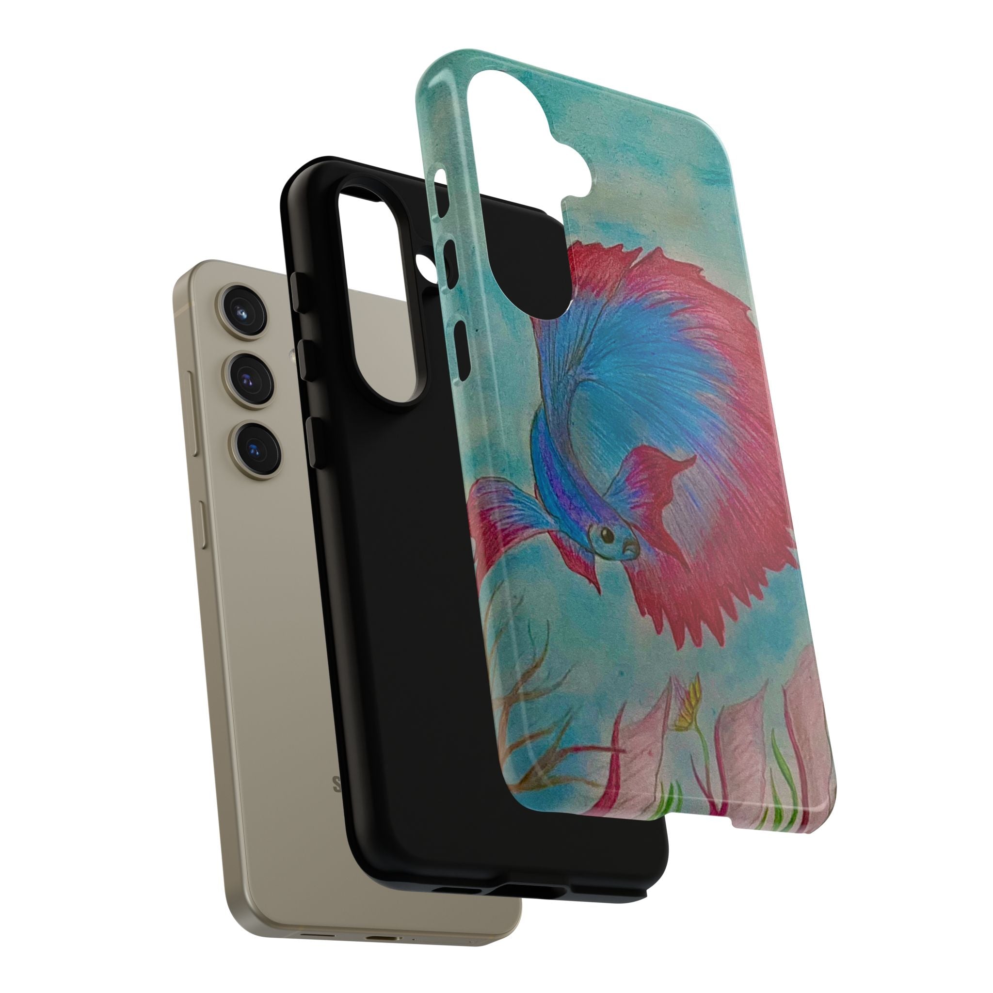 Betta Fish Tough Phone Case