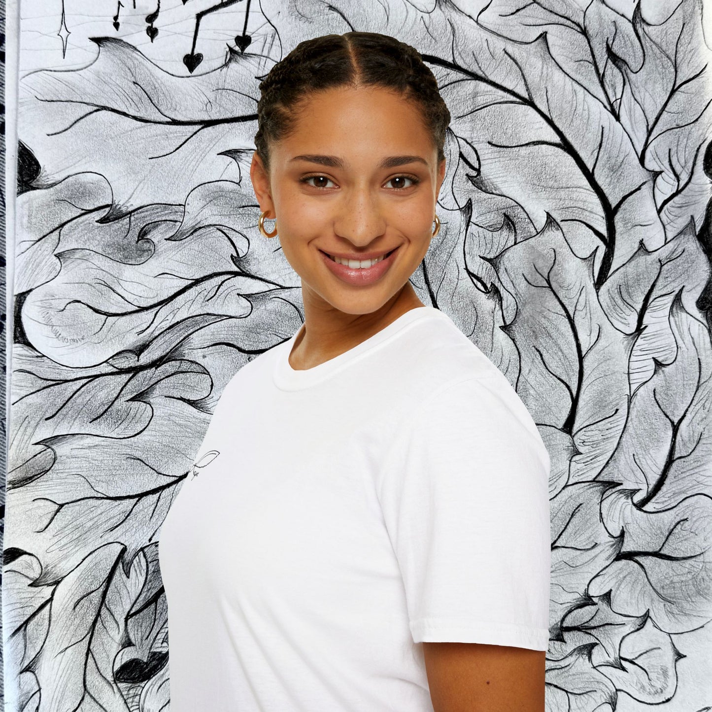 Feathers - "Be Free" Unisex Softstyle T-Shirt