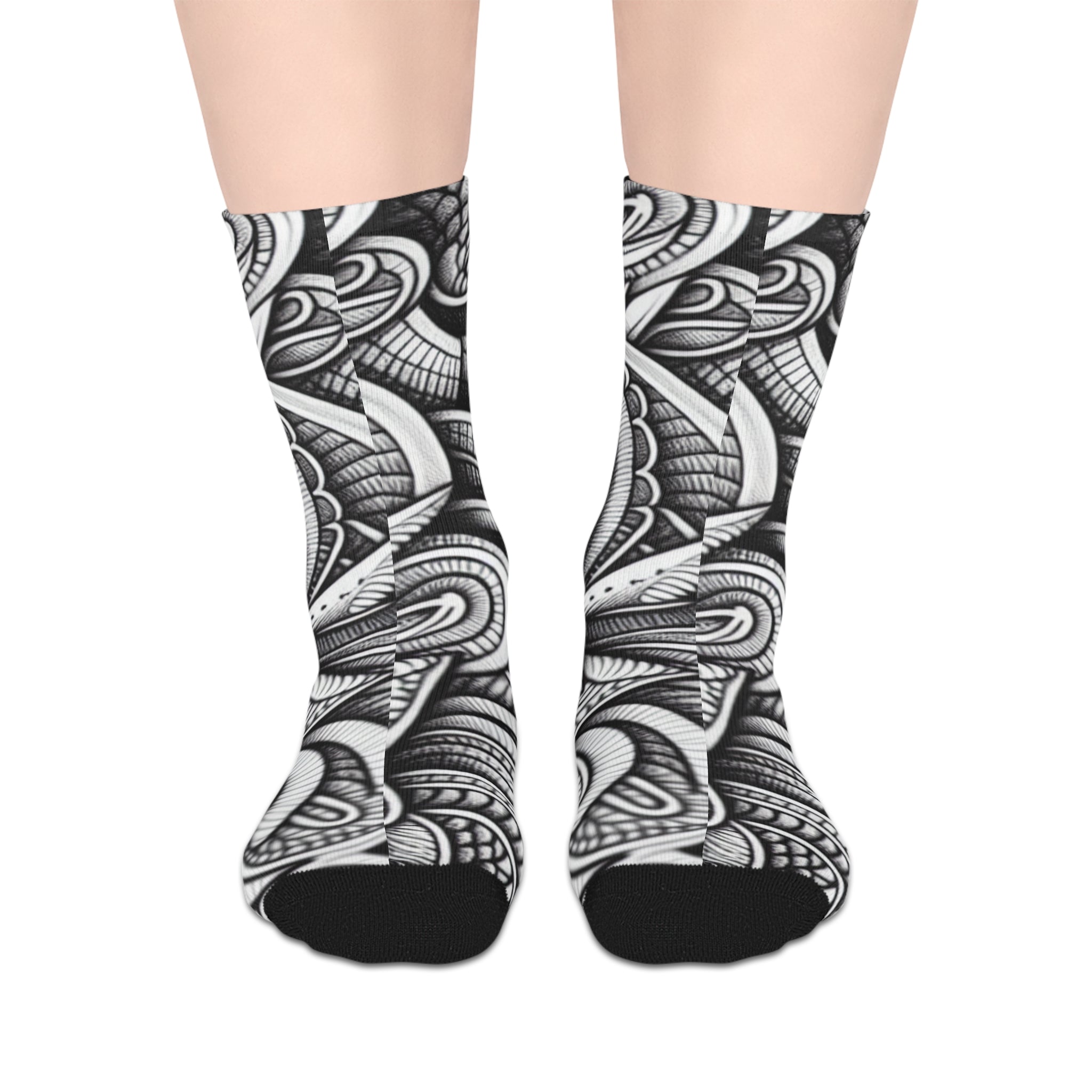 Scales - Cushioned Crew Socks