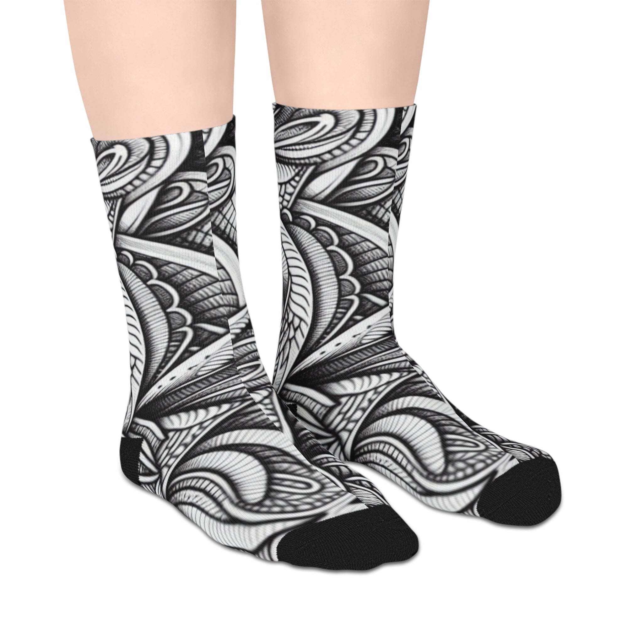 Scales - Cushioned Crew Socks