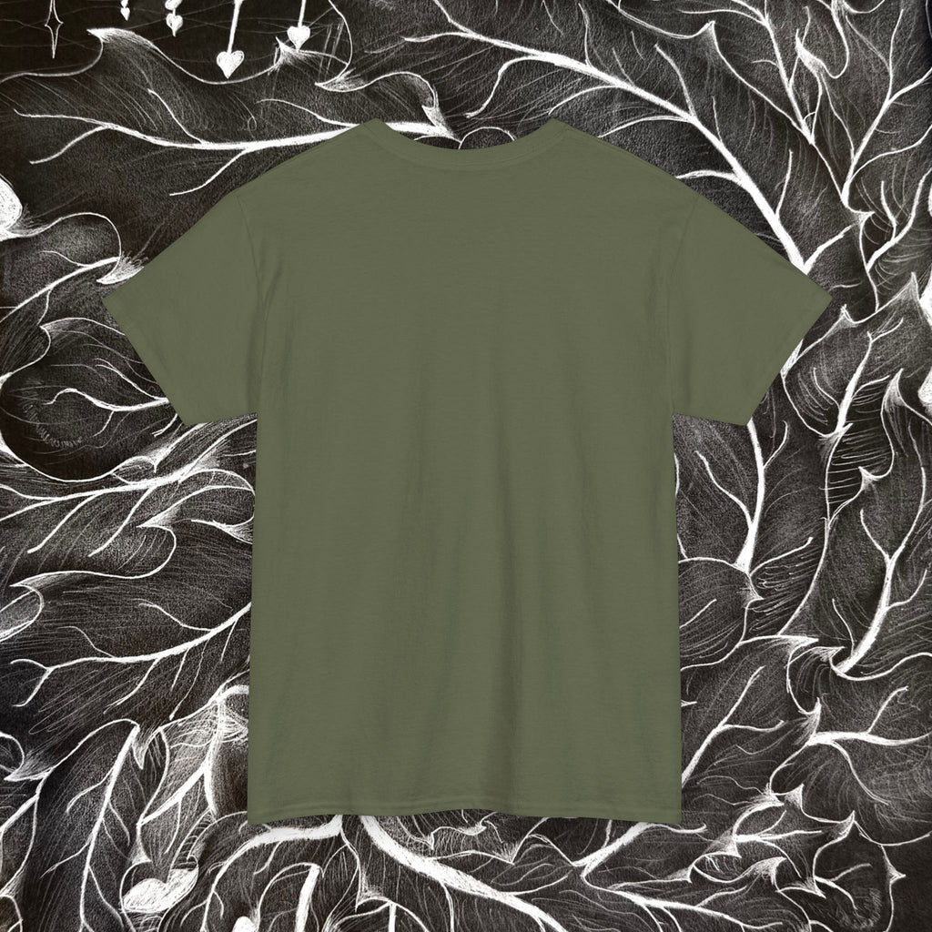 Heavy Cotton Tee with Embroidery Logo (black)