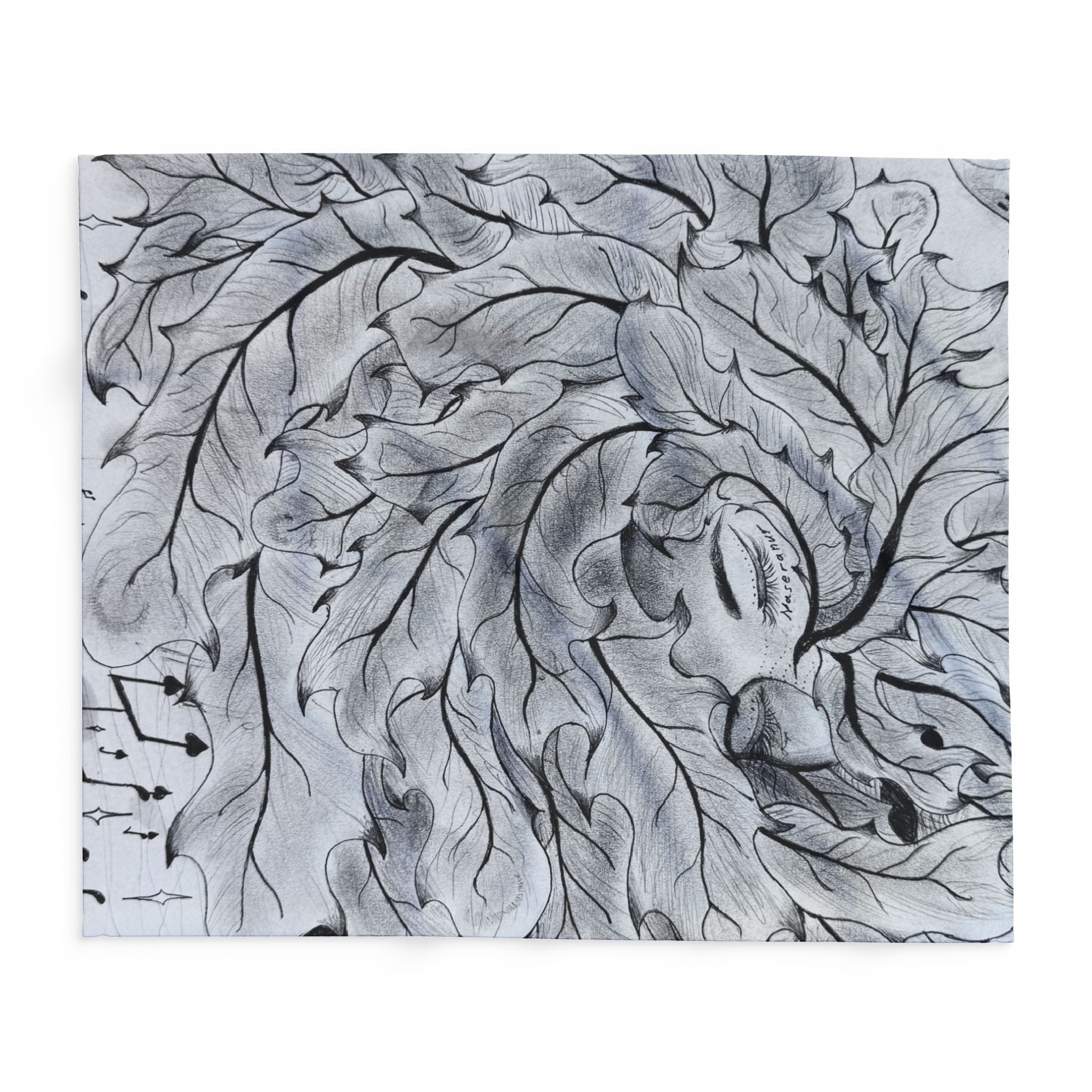 Feathers - Arctic Fleece Blanket