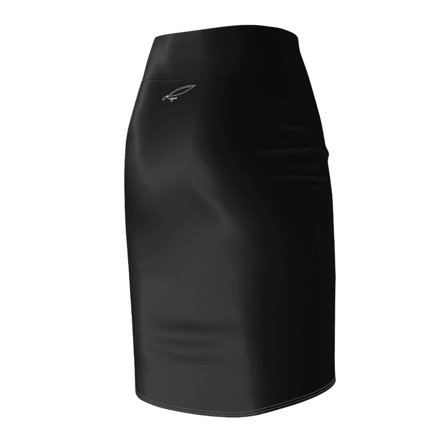 Sleek Black Women's Pencil Skirt