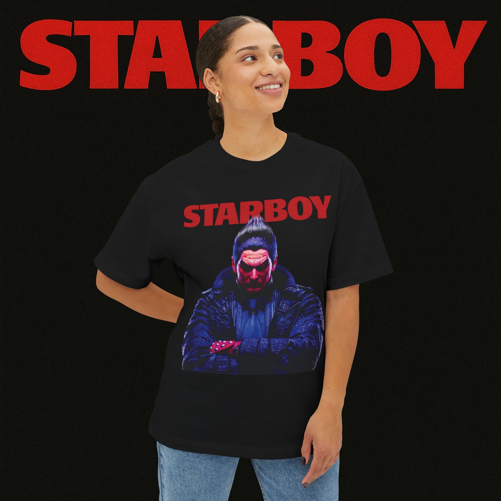Starboy Kazuya Mishima (adept) - Unisex Oversized Boxy Tee.