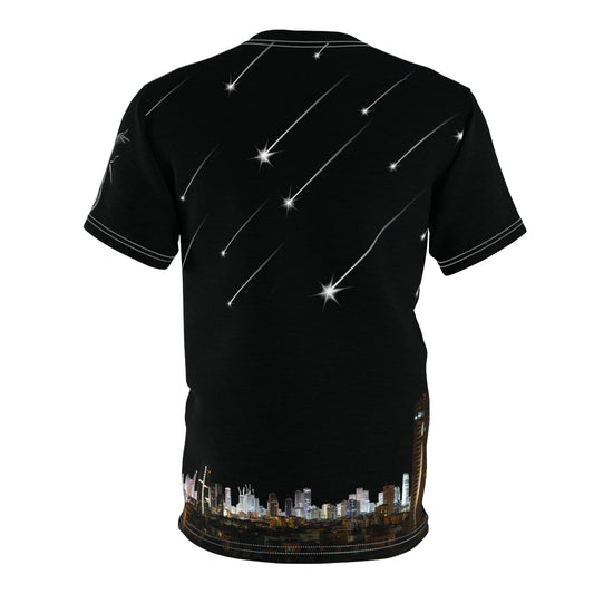 Stars Over Tel Aviv - Unisex Cut & Sew Tee
