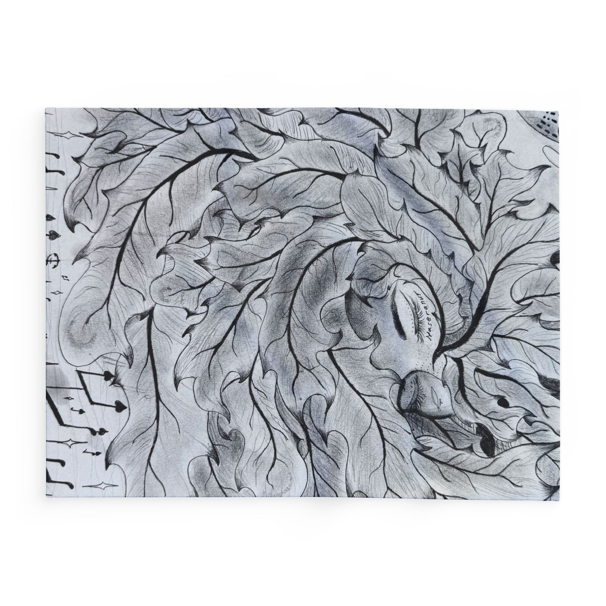 Feathers - Arctic Fleece Blanket