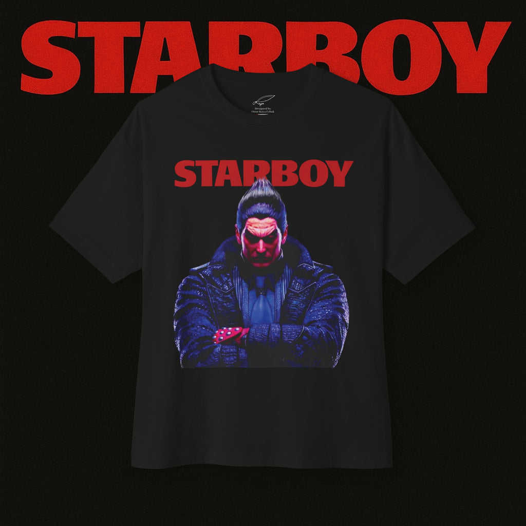Starboy Kazuya Mishima (adept) - Unisex Oversized Boxy Tee.