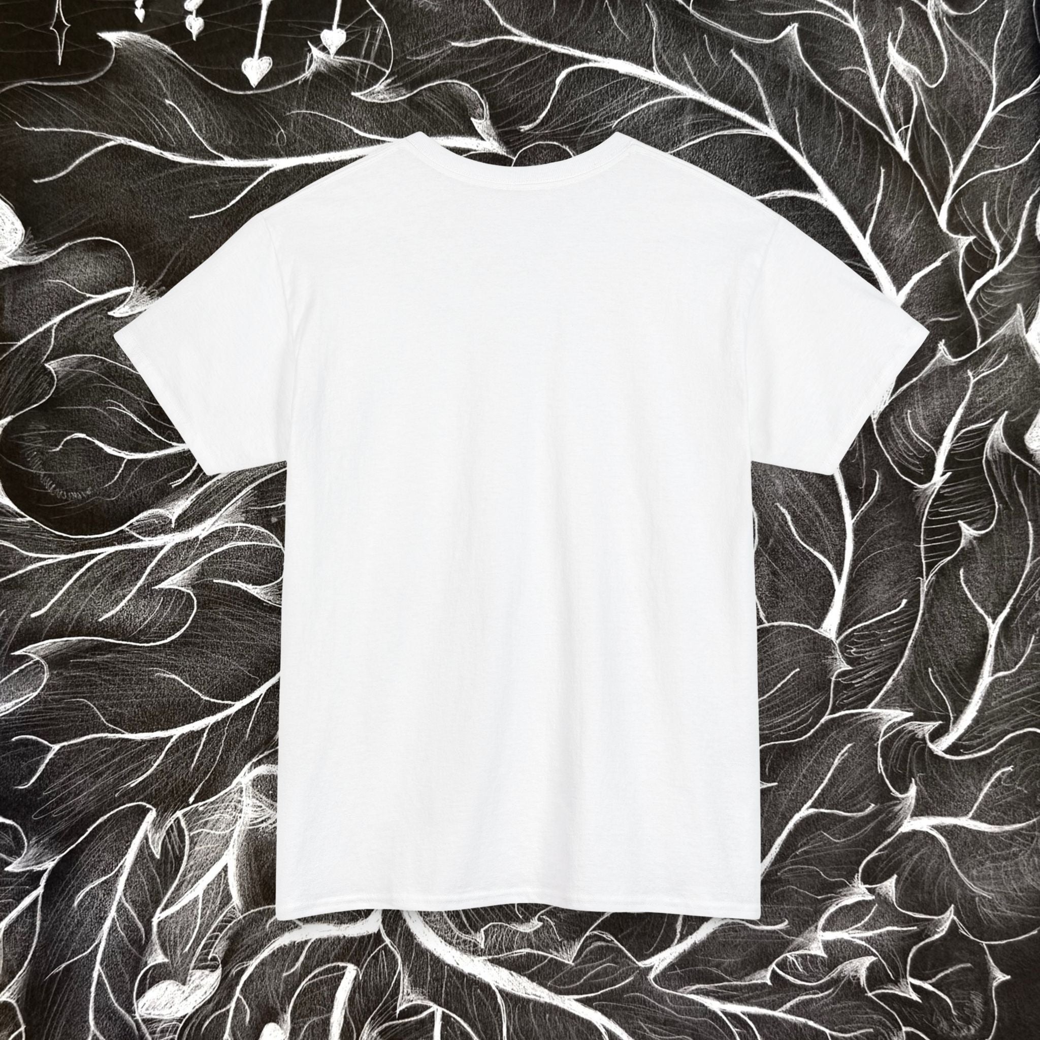 Heavy Cotton Tee with Embroidery Logo (black)