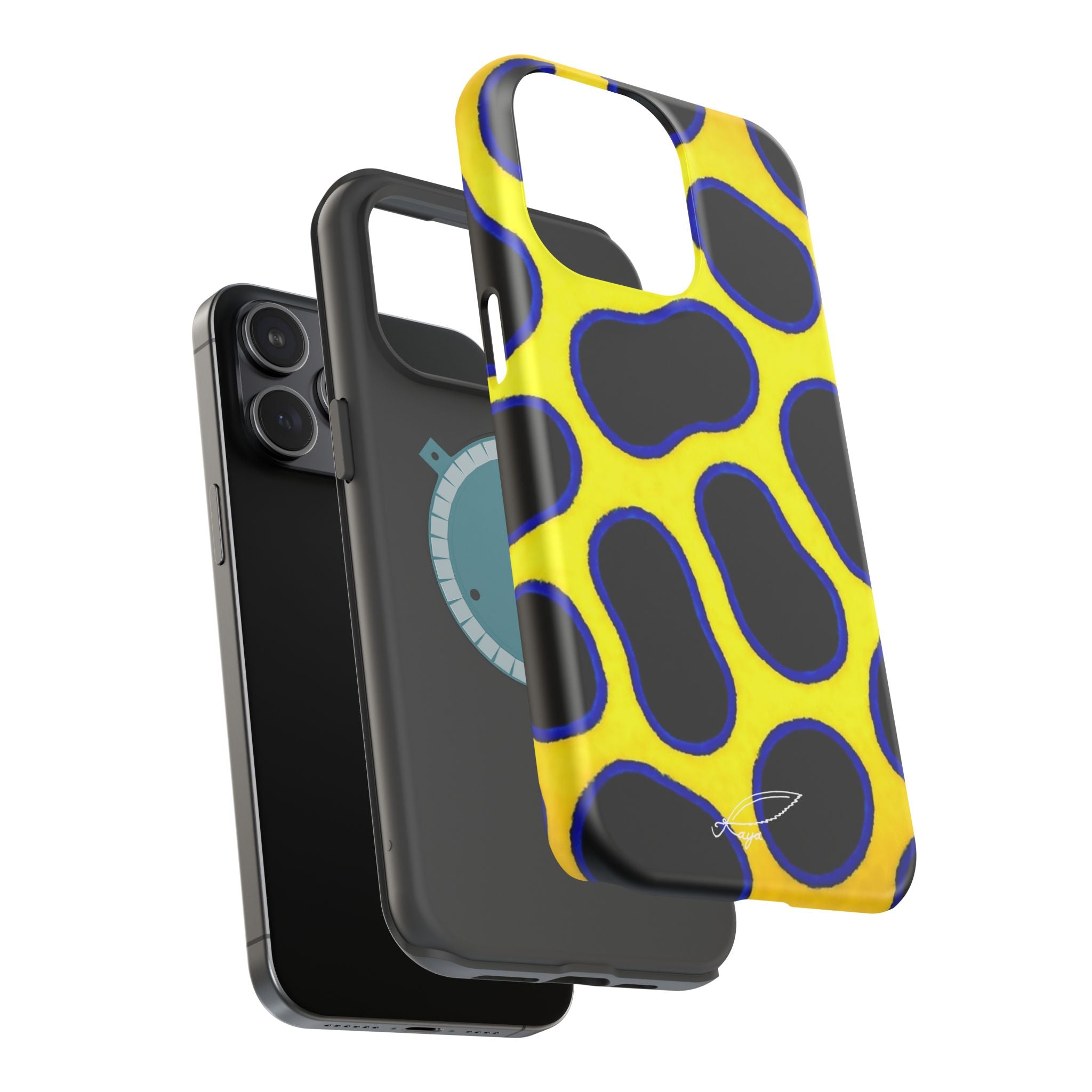 Impact resistant Phone Case  -Toxic Frog pattern