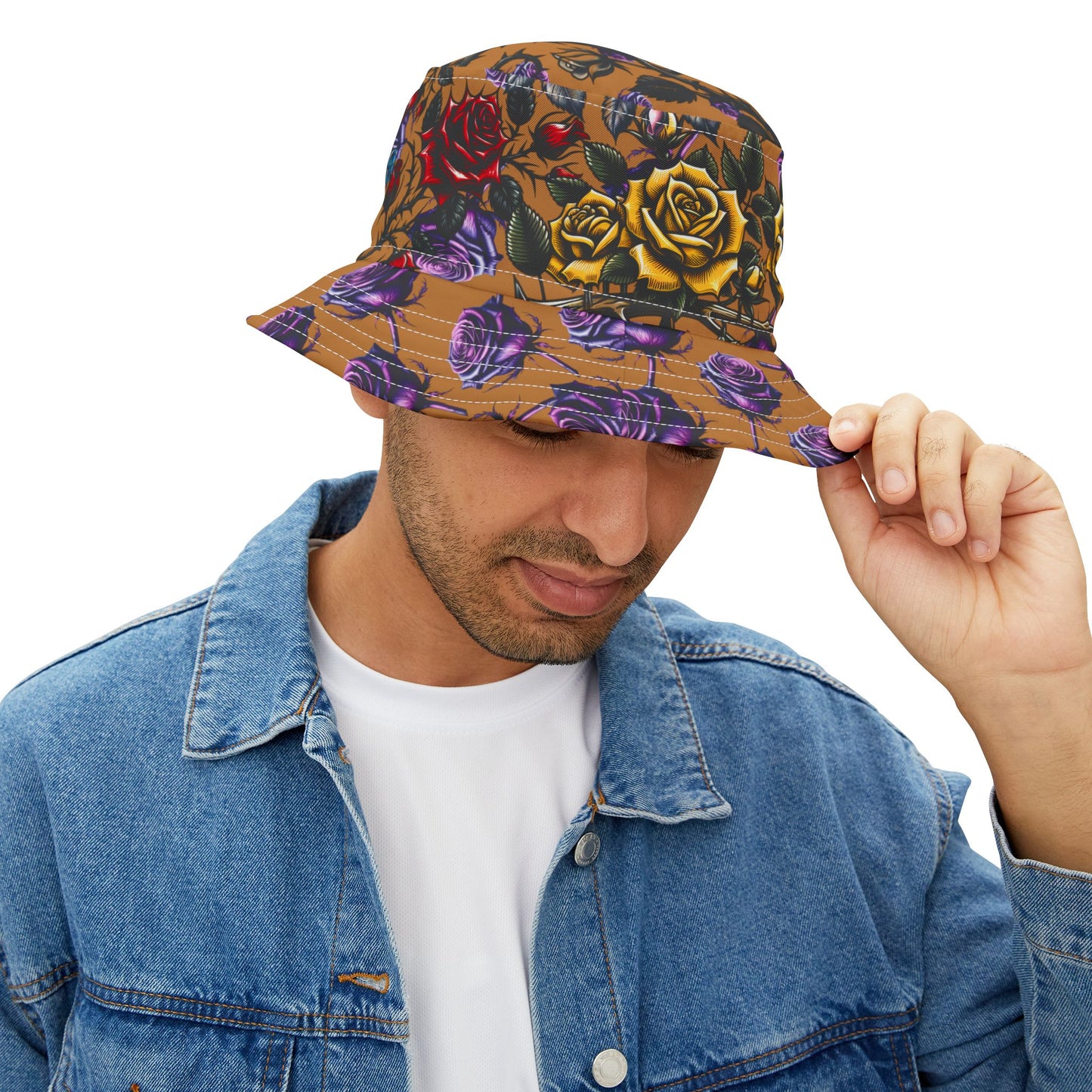 Vintage Floral Bucket Hat