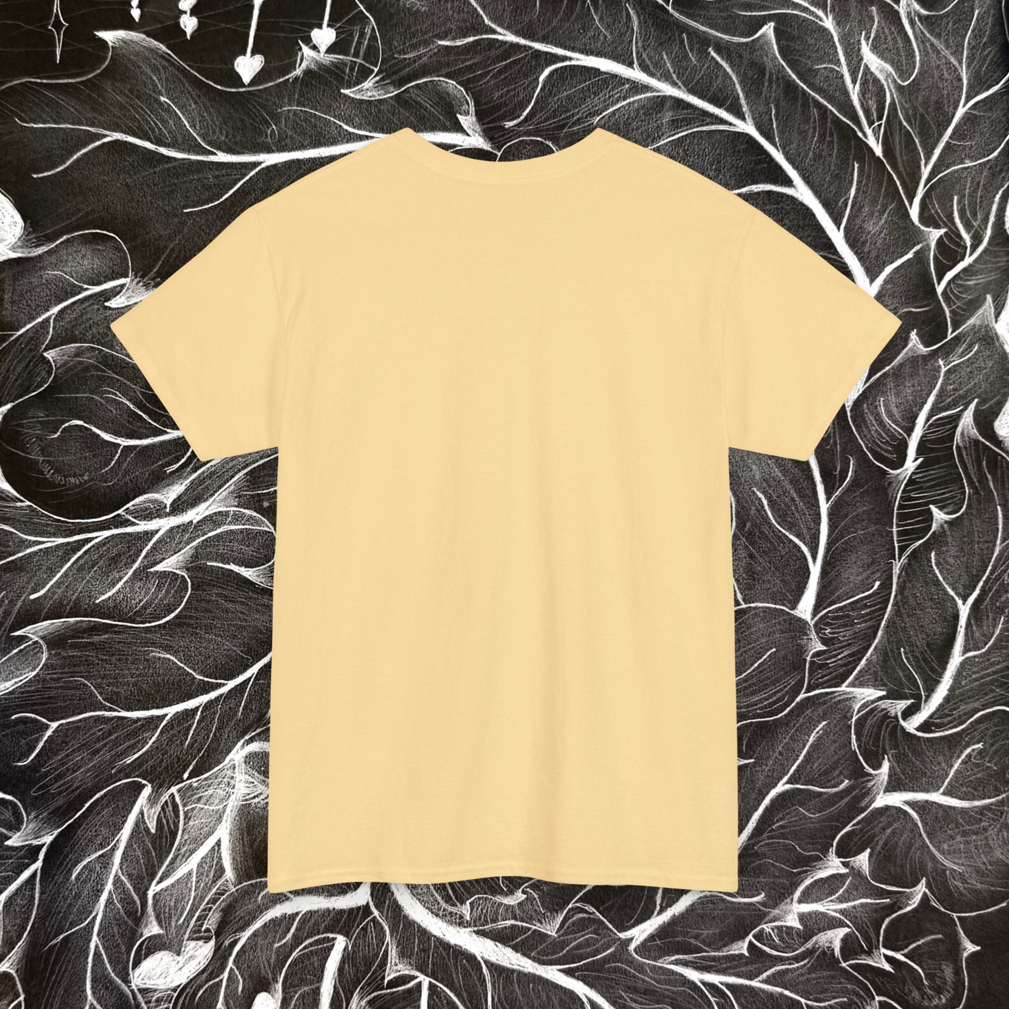 Heavy Cotton Tee with Embroidery Logo (black)