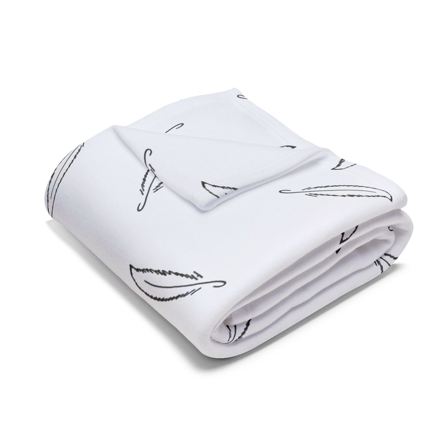 Feathers - Arctic Fleece Blanket