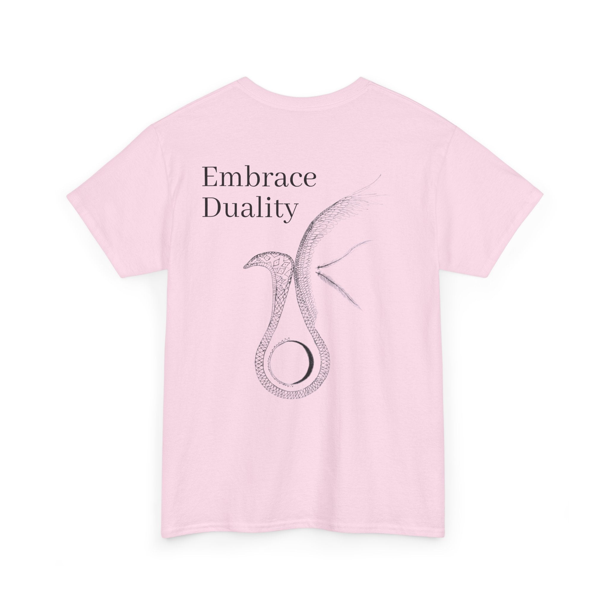 Embrace Duality" Unisex Heavy Cotton Tee.