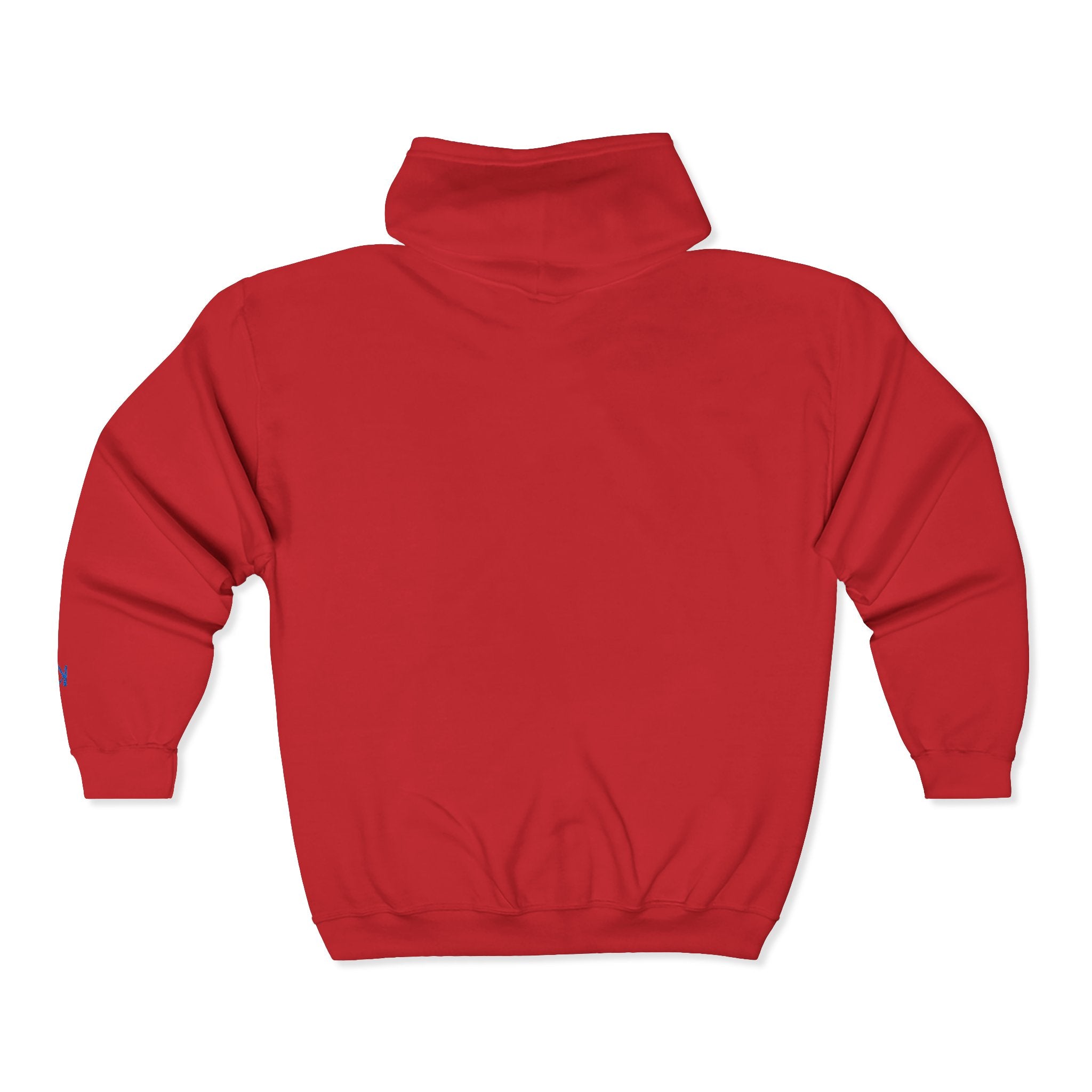 White Full-Zip Hoodie with Double k branding