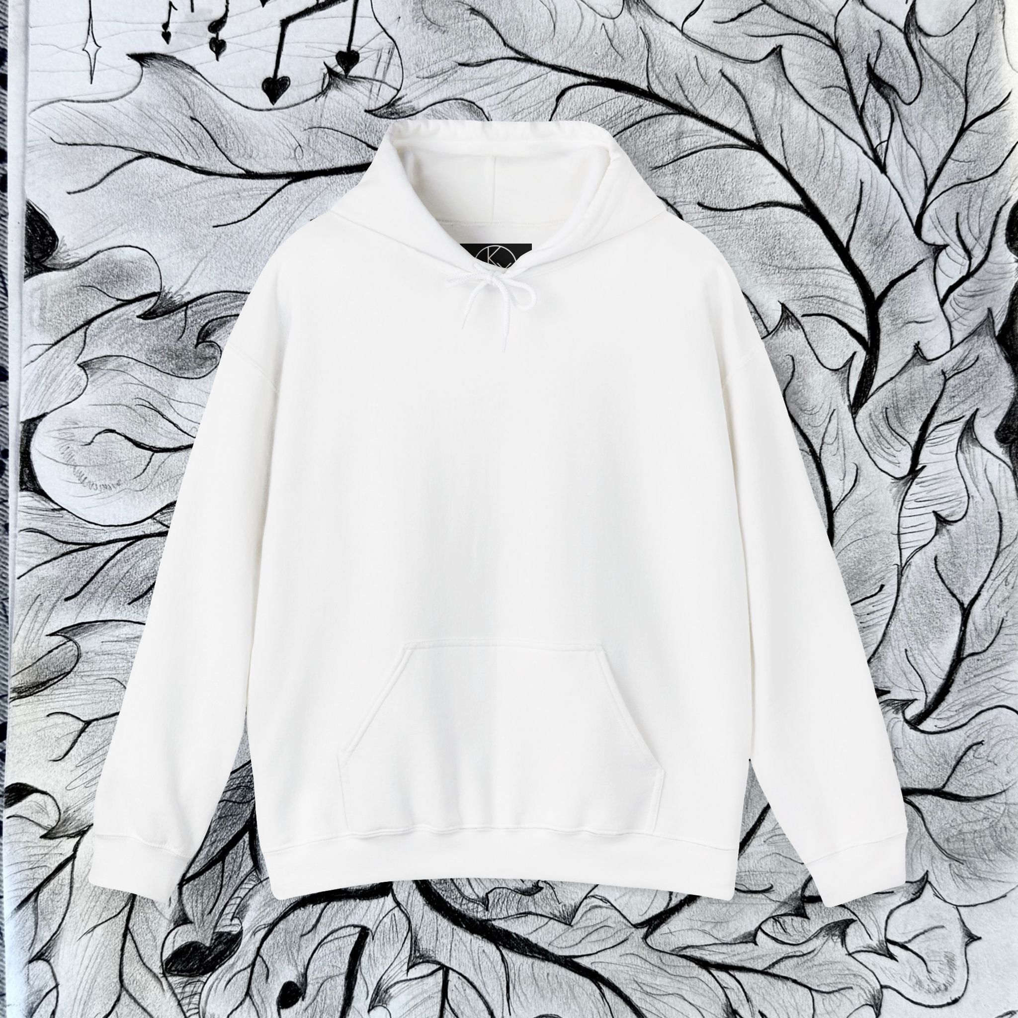 Blank Heavy Blend Hoodie