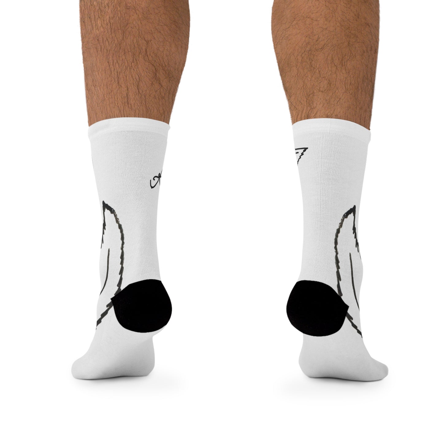Feathers - mid sleeve socks
