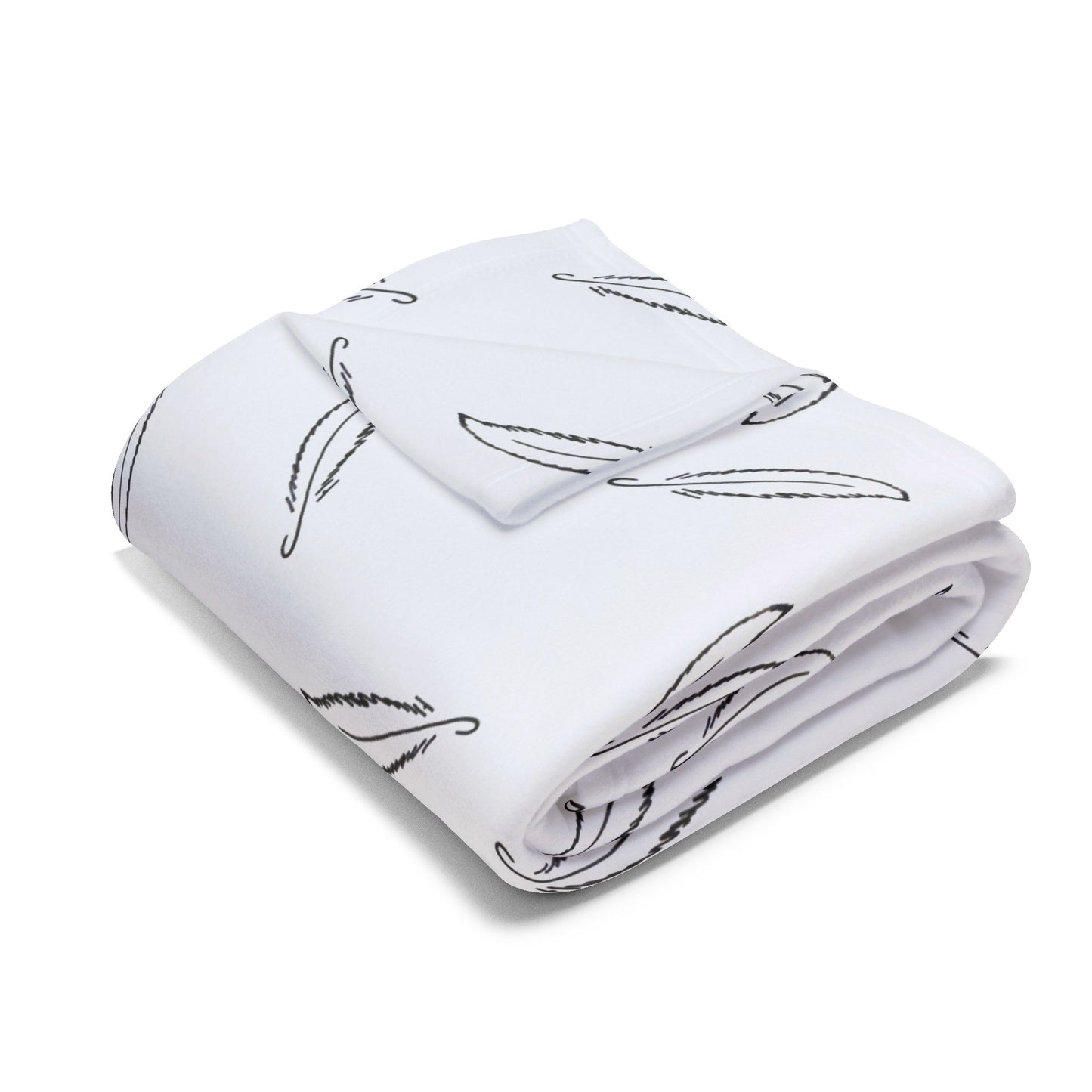 Feathers - Arctic Fleece Blanket