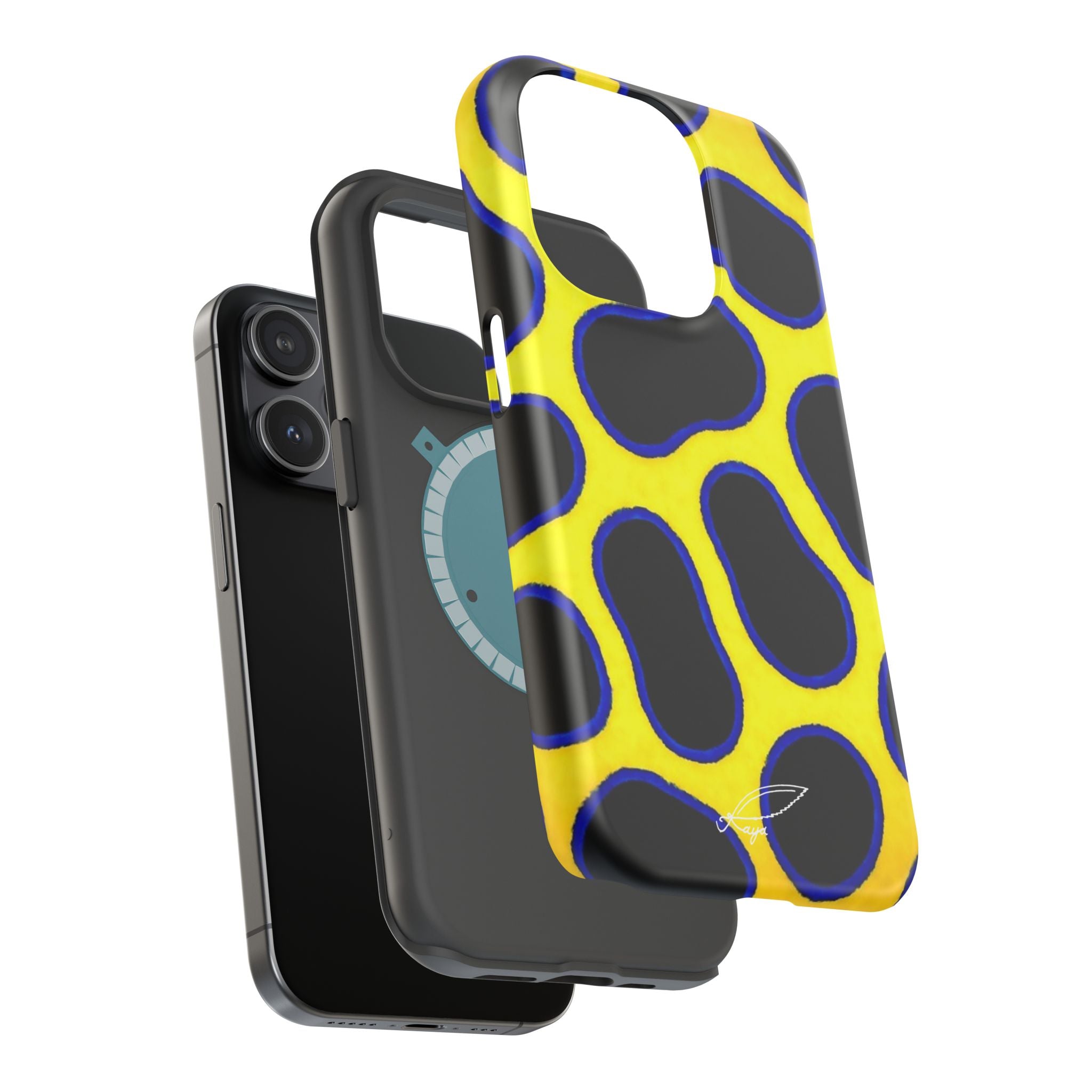 Impact resistant Phone Case  -Toxic Frog pattern