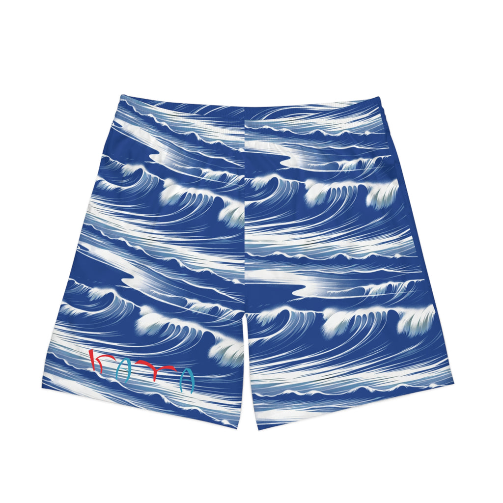 Waves - Men's Elastic Beach Shorts