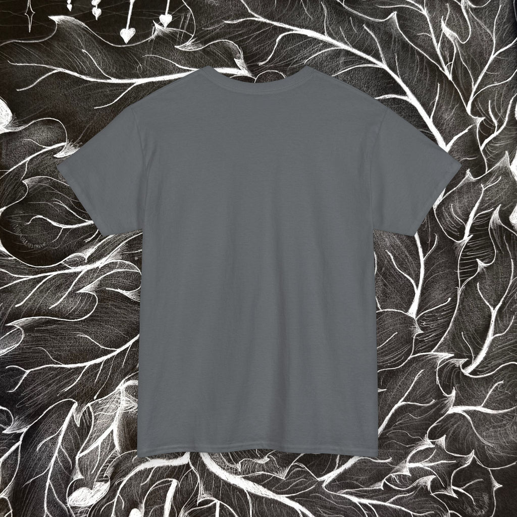 Heavy Cotton Tee with Embroidery Logo (black)