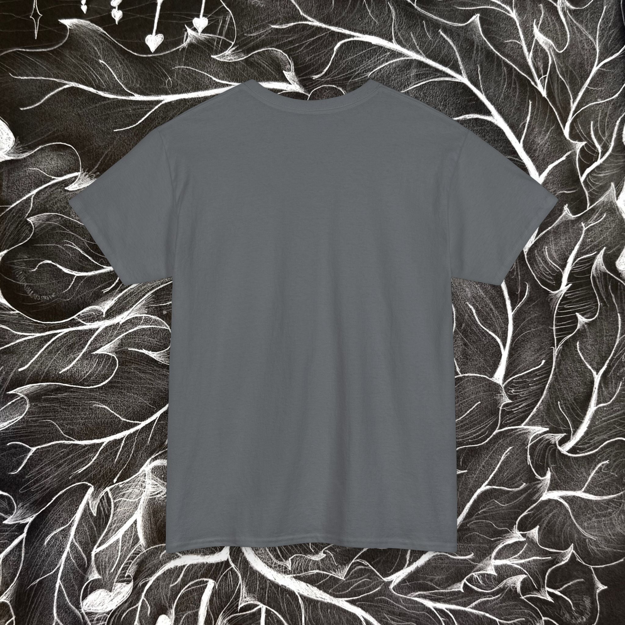 Heavy Cotton Tee with Embroidery Logo (black)