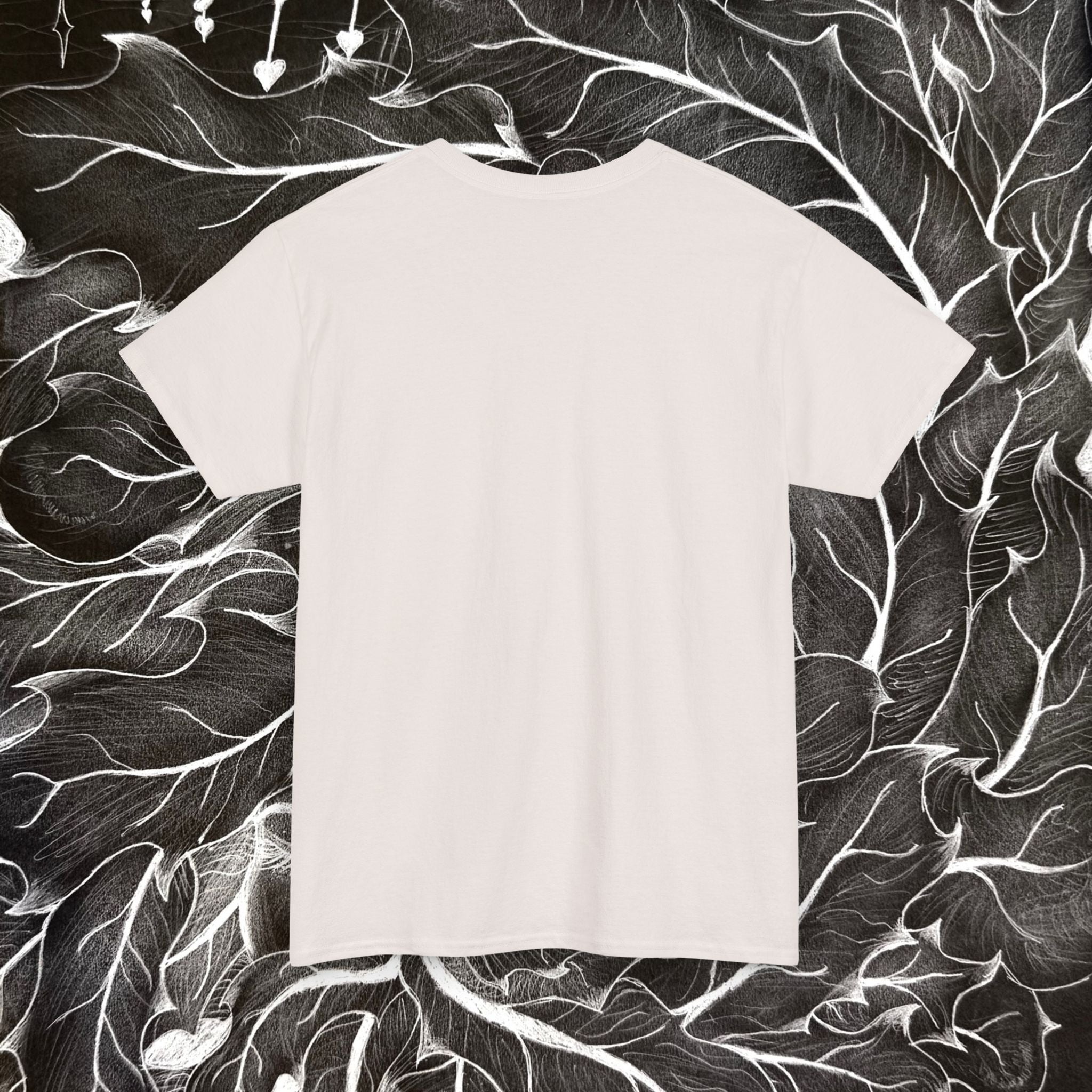 Heavy Cotton Tee with Embroidery Logo (black)