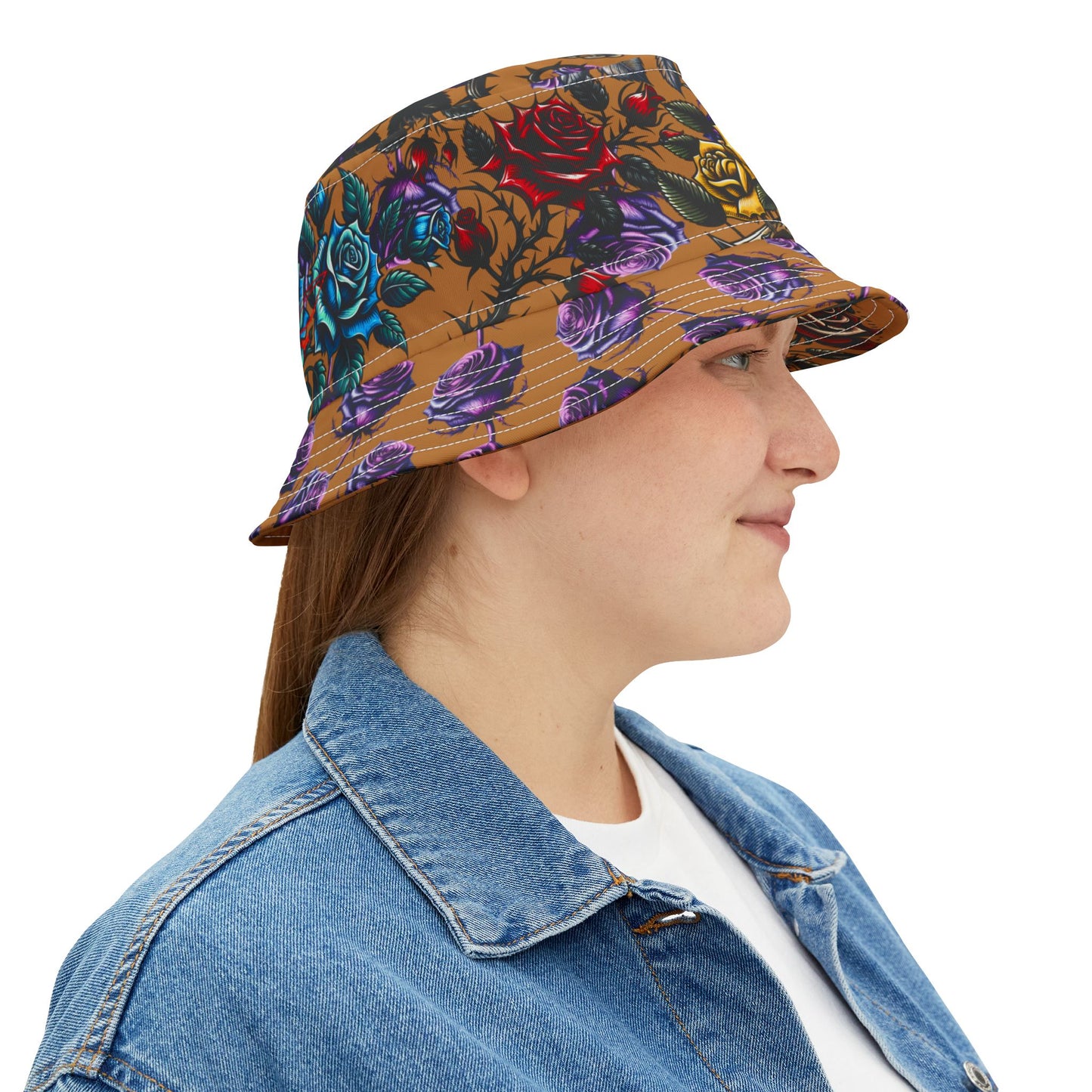 Vintage Floral Bucket Hat
