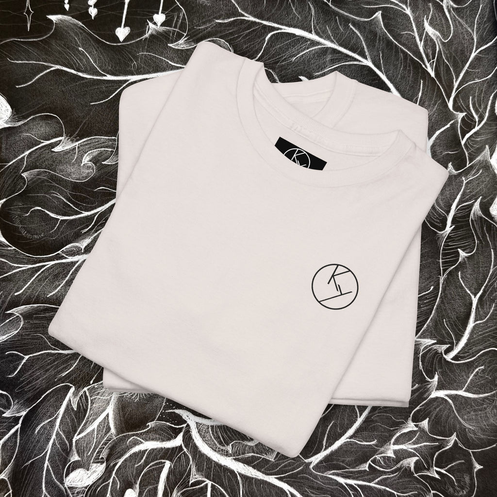 Heavy Cotton Tee with Embroidery Logo (black)