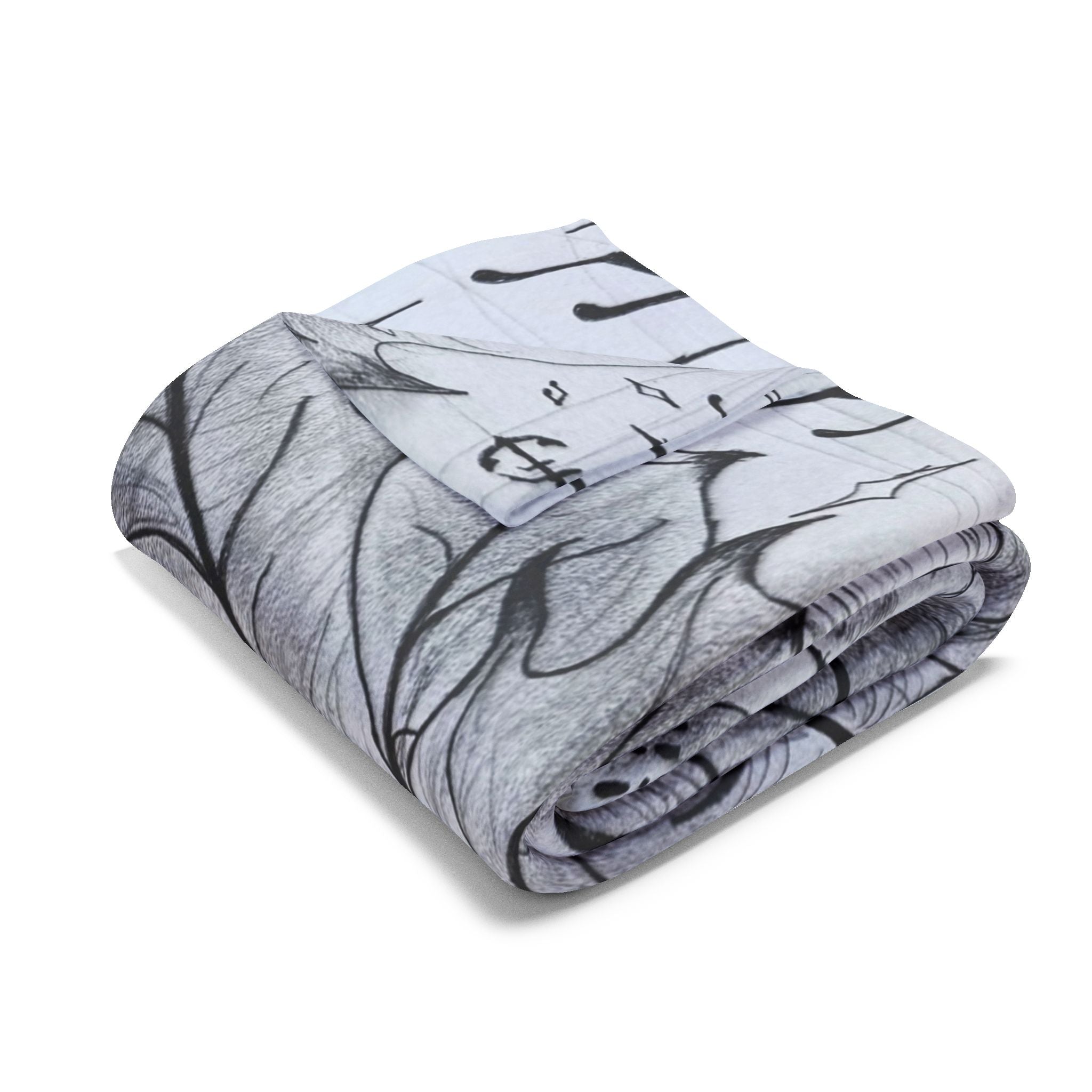 Feathers - Arctic Fleece Blanket